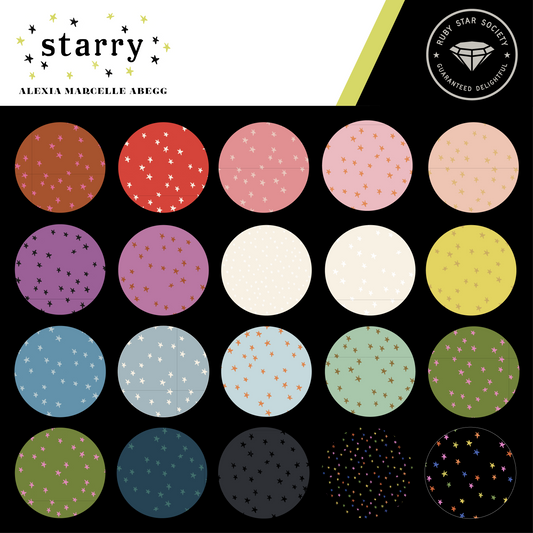 IN STOCK - Starry Print Saddle by Alexia Marcelle Abegg for Ruby Star Society - RS4109 51