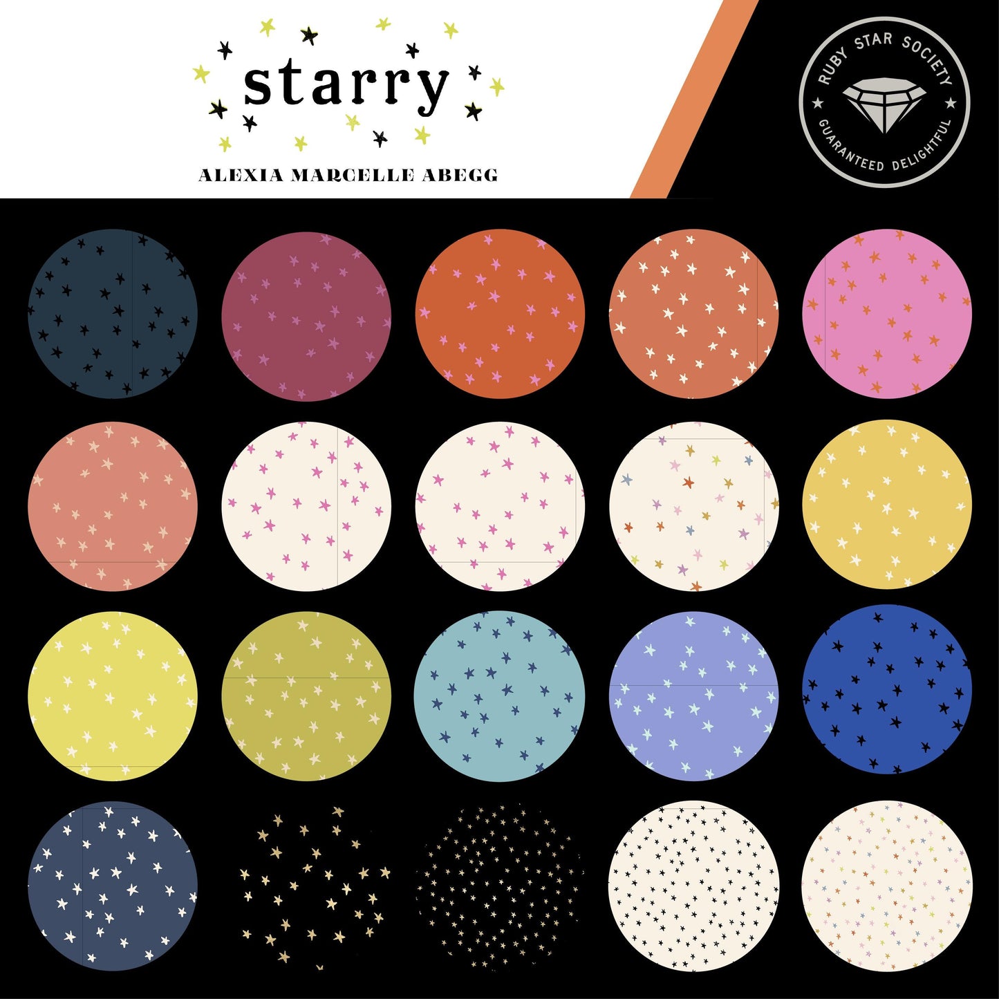 Starry Print Mini Black/Natural - Alexia Marcelle Abegg - Ruby Star Society