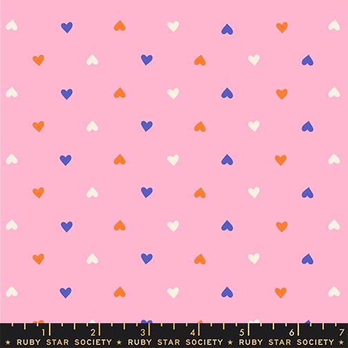 IN STOCK - Best Day Ever Ditsy Hearts Posy Pink - Melody Miller - Ruby Star Society - RS0091 19