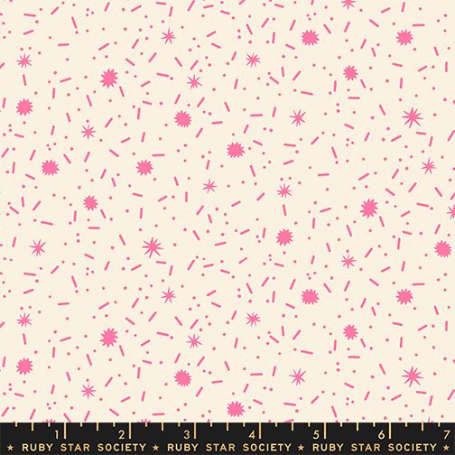 IN STOCK - Egg and Friends Sugar Rush Print Neon Pink - Kimberly Kight - Ruby Star Society - RS3095 12