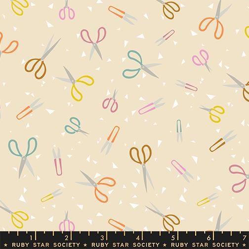 PRE-ORDER - Paper Cuts 2 Snip Snip Print Parchment - Rashida Coleman Hale - Ruby Star Society - Ships Jan. 2026 - RS1111 11