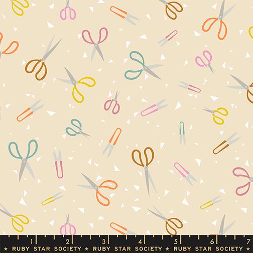 IN STOCK - Paper Cuts 2 Snip Snip Print Parchment by Rashida Coleman Hale for Ruby Star Society - RS1111 11
