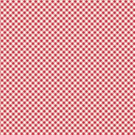 Gingham Print Carolyn Red/White - Bee Ginghams by Lori Holt - C12551R-RED