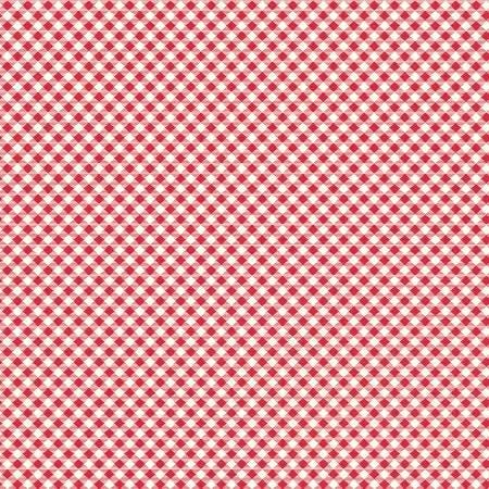 IN STOCK - Gingham Print Carolyn Red/White - Bee Ginghams by Lori Holt - C12551R-RED