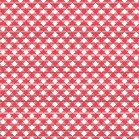 Gingham Print Debbie Cayenne Red/White - Bee Ginghams by Lori Holt - C12550R