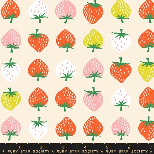 Strawberry Print Shell by Kimberly Kight for Ruby Star Society