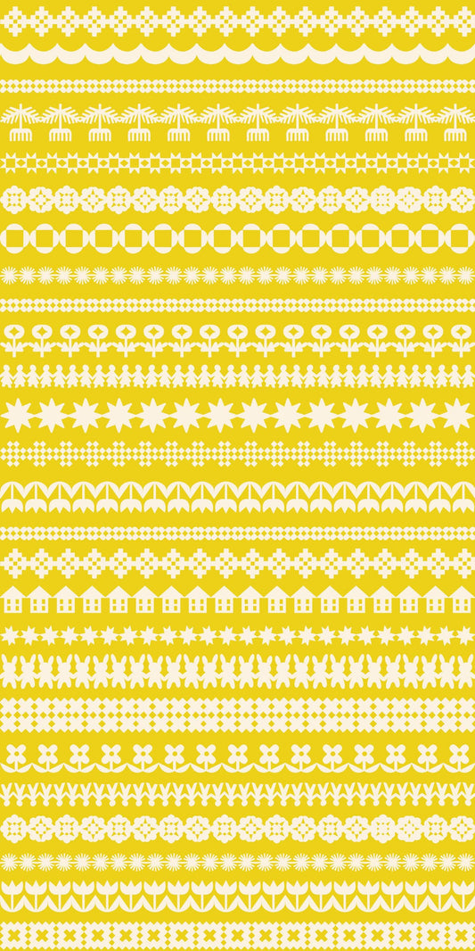 Paper Cuts 2 Paper Cuttings Print Starfruit by Rashida Coleman Hale for Ruby Star Society