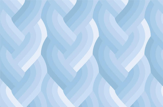 IN STOCK - Echo Braid Print Light Blue by Emily Van Hoff for Moda Fabrics