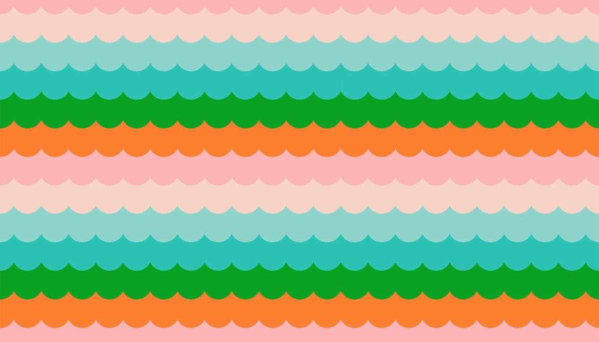 Poolside Too Pre-cut Layer Cake a Collaboration for Ruby Star Society