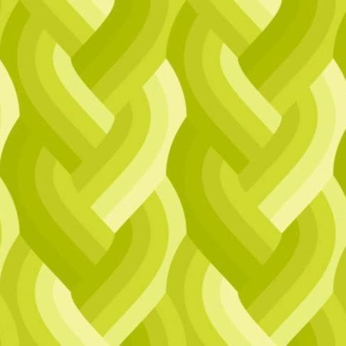 Echo Braid Print Acid Green by Emily Van Hoff for Moda Fabrics