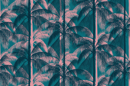 Poolside Too Poolside Palms print Storytime - a Collaboration by Ruby Star Society