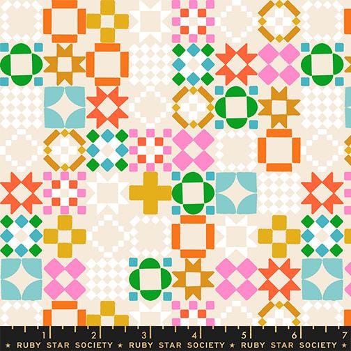 PRE-ORDER - 1 800 Notion Quilty As Charged print Shell color - a Ruby Star Society Collaboration