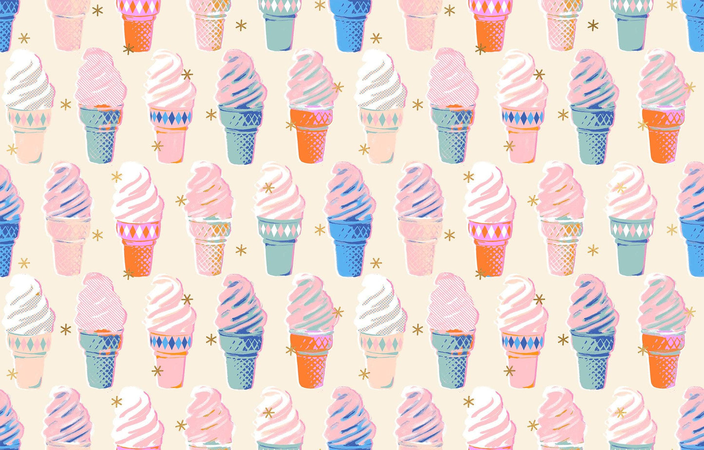 Best Day Ever Ice Cream Metallic Natural RS0105 11M Melody Miller