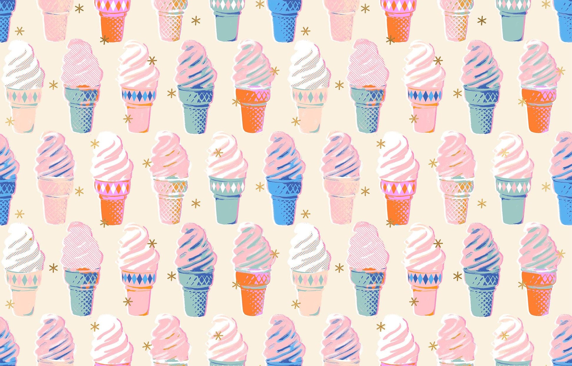 Best Day Ever Ice Cream Metallic Natural RS0105 11M Melody Miller