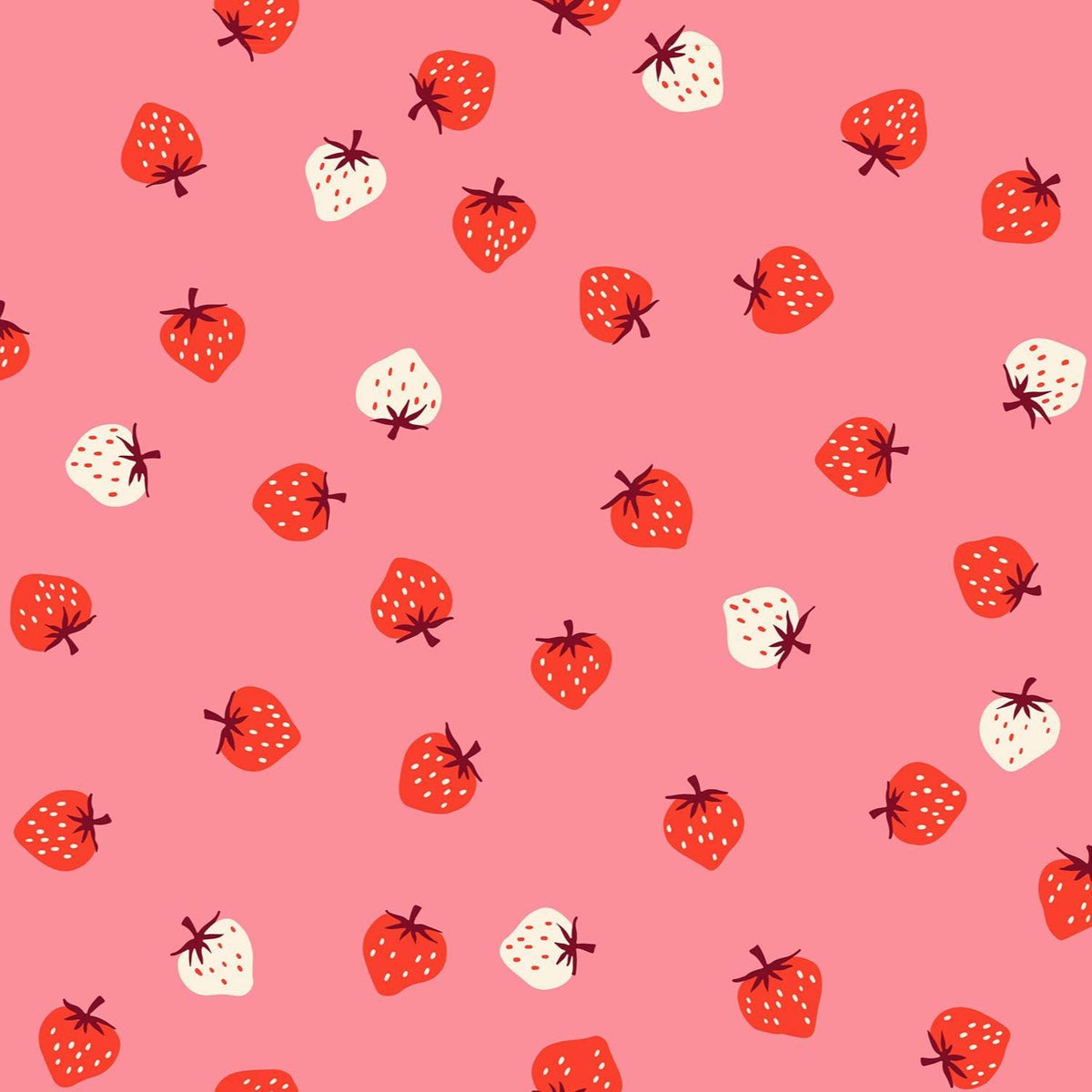 Strawberry Print Pink Sorbet - Kimberly Kight for Ruby Star Society - RS3085 16