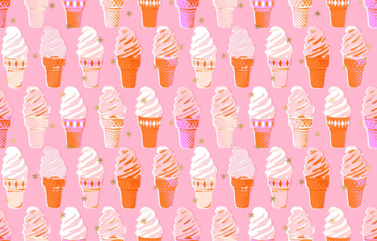 Best Day Ever Ice Cream Metallic Posy RS0105 14M Melody Miller