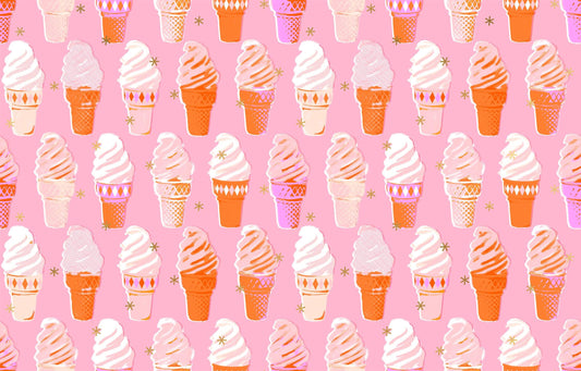 Best Day Ever Ice Cream Metallic Posy RS0105 14M Melody Miller