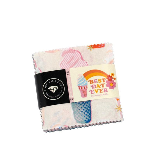 PRE-ORDER - Best Day Ever Pre-cut MINI Charm Pack - Melody Miller - Ruby Star Society - Ships Sept. 2025