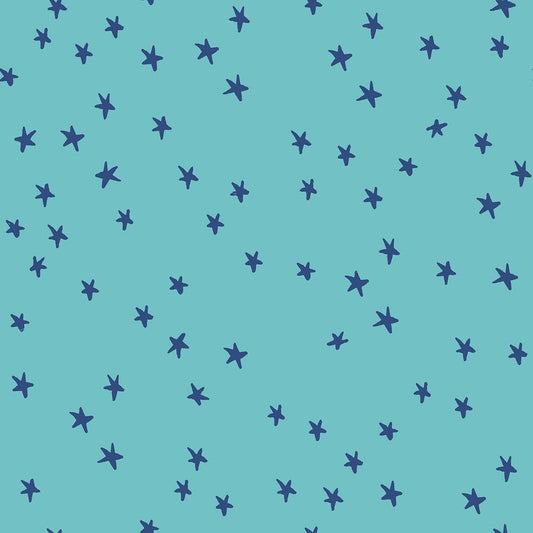 Starry Print Turquoise - Alexia Marcelle Abegg - Ruby Star Society
