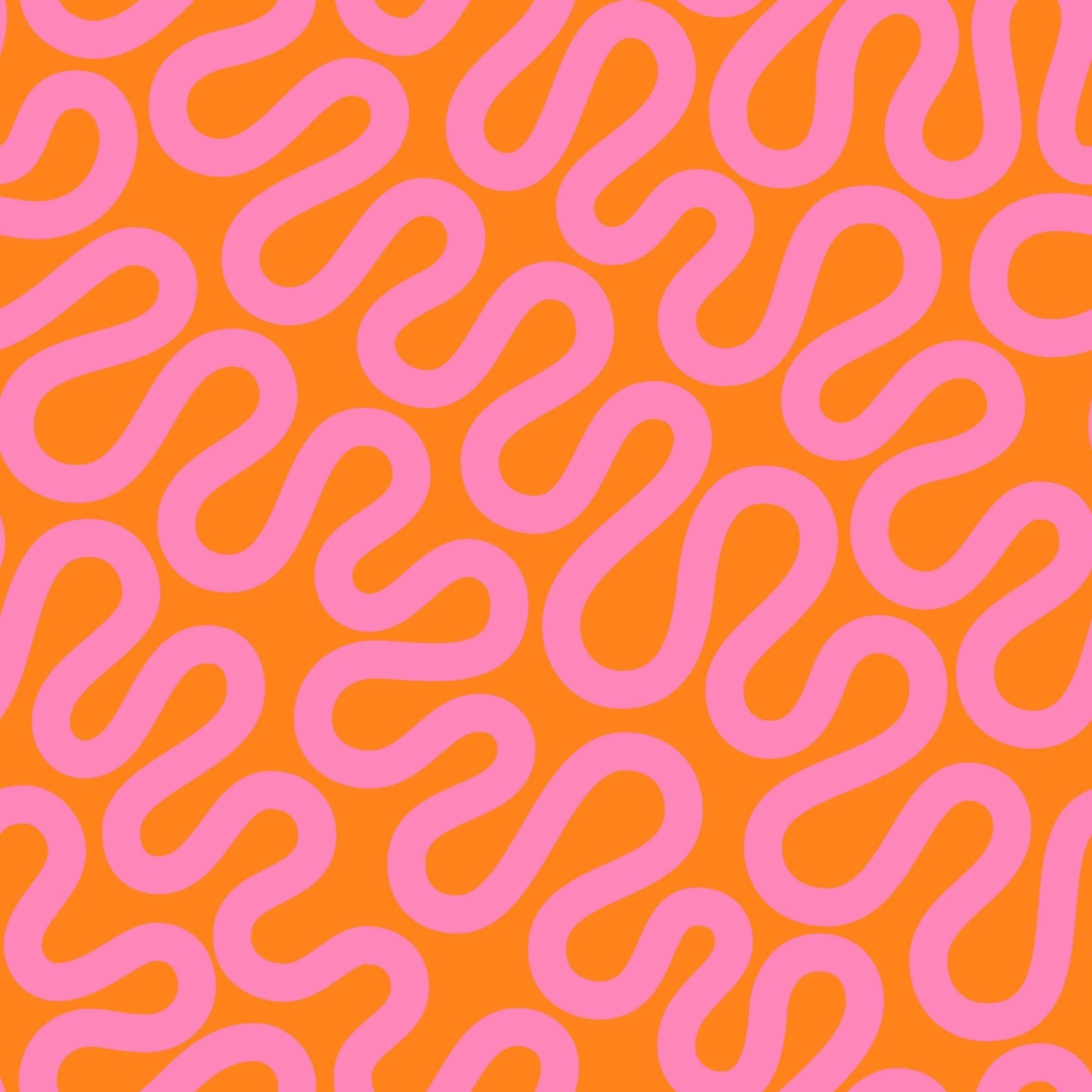 SOLD OUT - Groove Print Orange Zest - Emily Van Hoff - Moda Fabrics