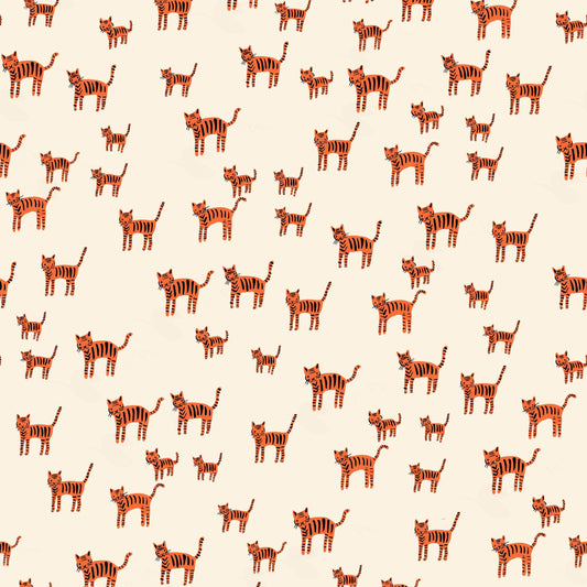 PRE-ORDER - Catnap Cats Print Orange - Alexia Marcelle Abegg - Ruby Star Society - Ships Oct. 2025