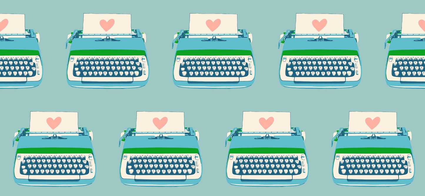 PRE-ORDER - Best Day Ever Typewriters Turquoise - Melody Miller - Ruby Star Society - Ships Sept. 2025