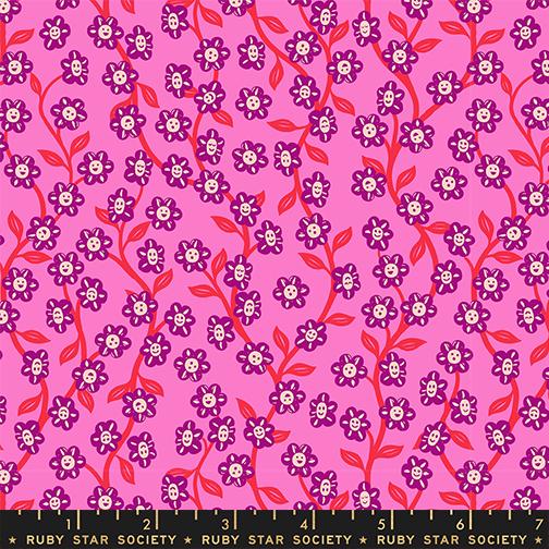 PRE-ORDER - Hello Alice Chatty Garden Print Lipstick Red - Sarah Watts - Ruby Star Society - Ships Oct. 2025