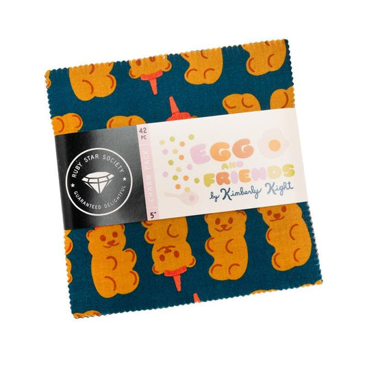 PRE-ORDER - Egg and Friends Pre-cut Charm Pack - Kimberly Kight - Ruby Star Society - Ships Dec. 2025