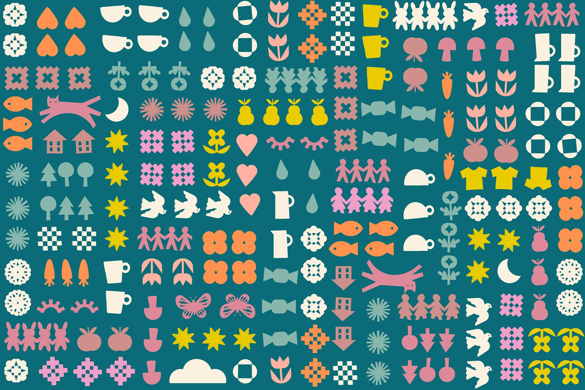 Paper Cuts 2 Pre-cut Charm Pack MINI by Rashida Coleman Hale for Ruby Star Society - RS1107MC