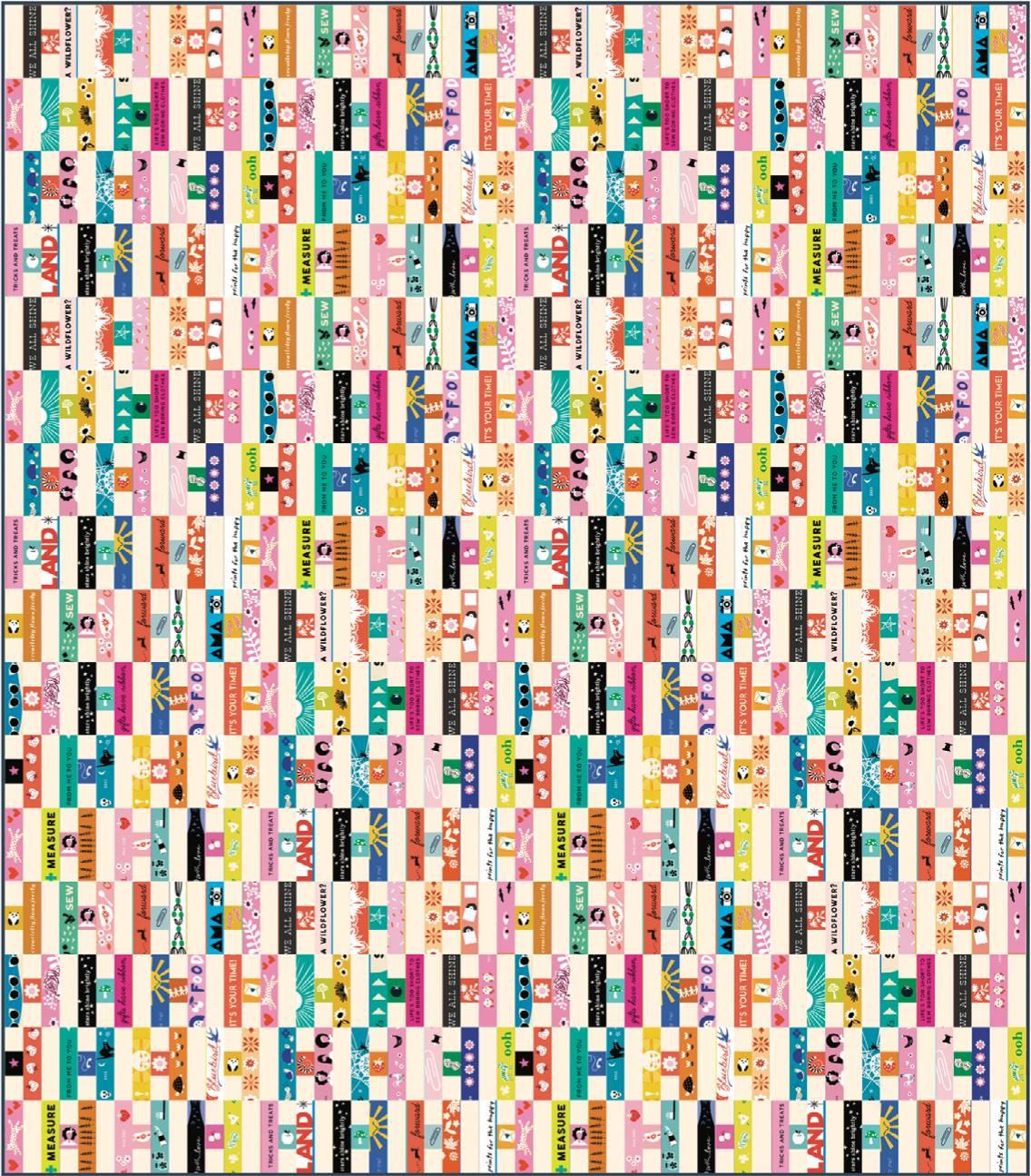 IN STOCK - Selvedge Magic Panel Print - Ruby Star Society Collaboration - RS5179 11