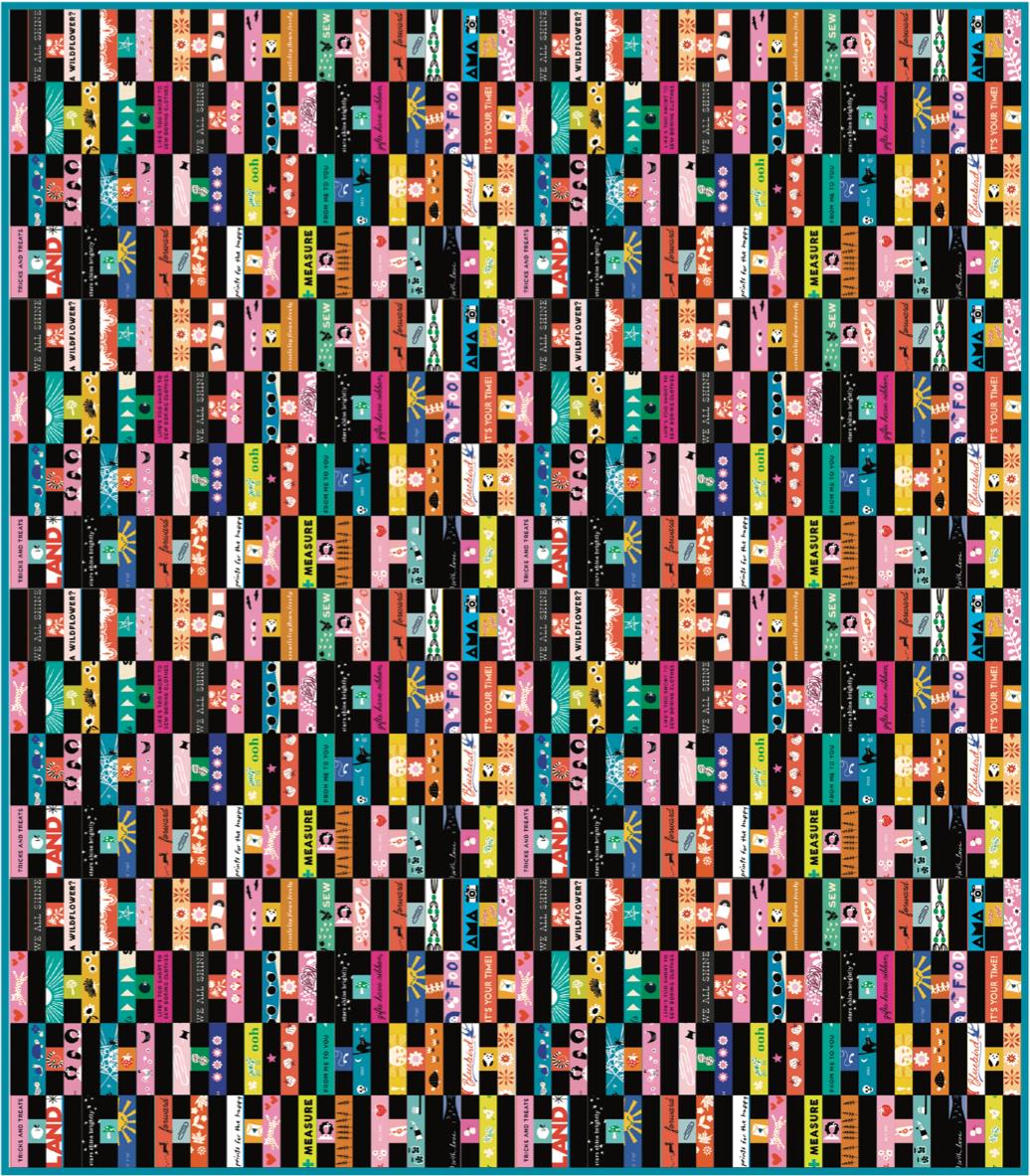 PRE-ORDER - Selvedge Magic Letters Print - Ruby Star Society Collaboration - Ships June 2025
