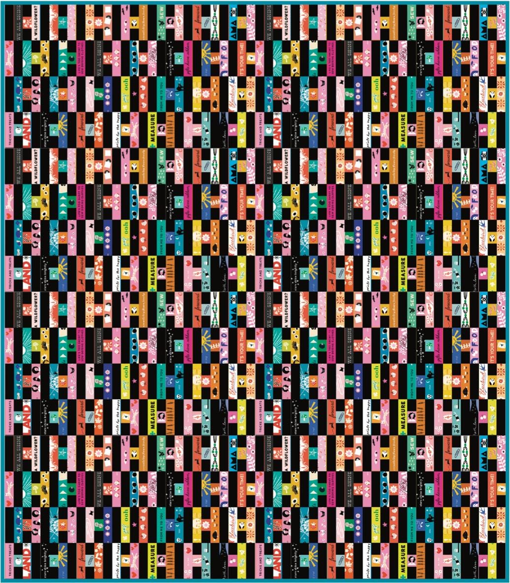 IN STOCK - Selvedge Magic Panel Print - Ruby Star Society Collaboration