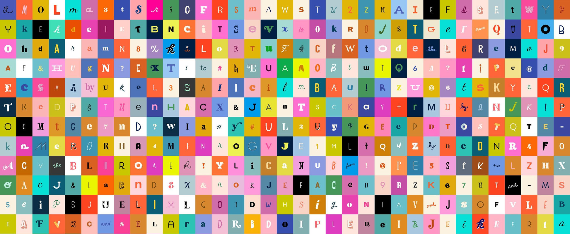 PRE-ORDER - Selvedge Magic Letters Print - Ruby Star Society Collaboration - Ships June 2025