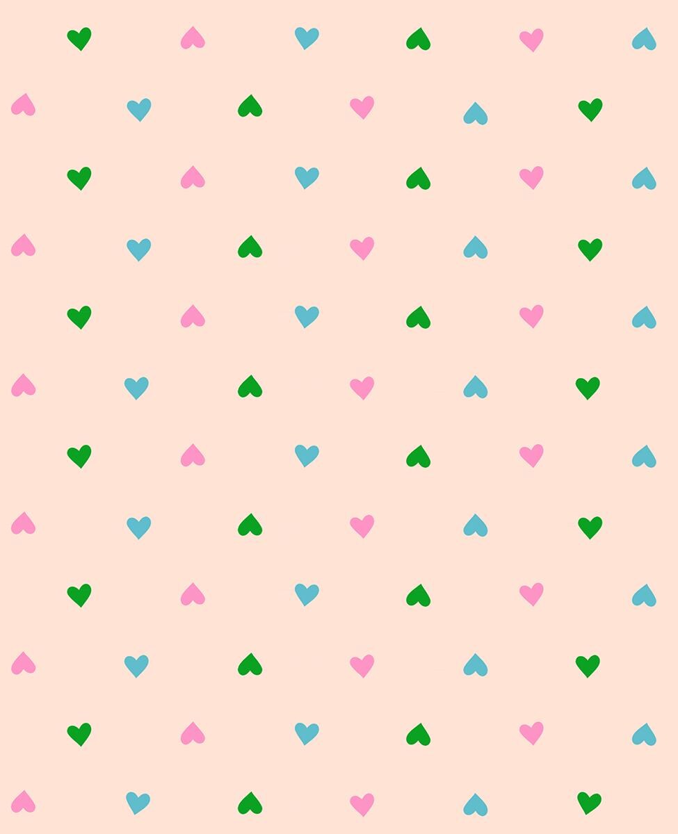 IN STOCK - Best Day Ever Ditsy Hearts Peach Cream - Melody Miller - Ruby Star Society - RS0091 18