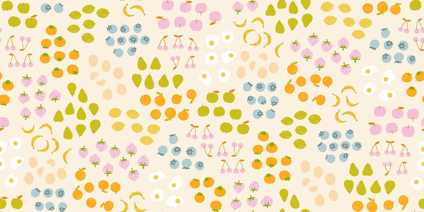 PRE-ORDER - Egg and Friends Froot Print Natural - Kimberly Kight - Ruby Star Society - Ships Dec. 2025 - RS3093 11