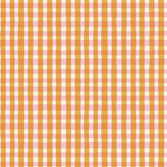 PRE-ORDER - Egg and Friends Tablecloth Print Honey & Pink - Kimberly Kight - Ruby Star Society - Ships Dec. 2025