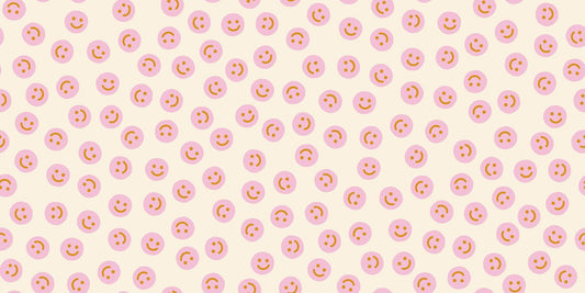 PRE-ORDER - Egg and Friends Smiley Print Natural - Kimberly Kight - Ruby Star Society - Ships Dec. 2025