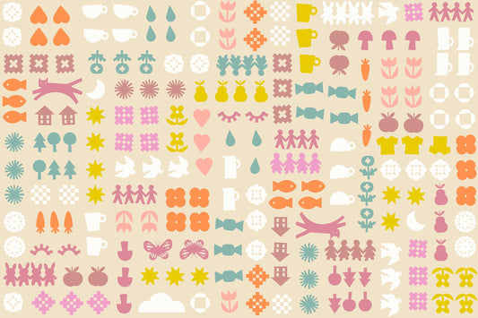 PRE-ORDER - Paper Cuts 2 Together Print Parchment - Rashida Coleman Hale - Ruby Star Society - Ships Jan. 2026 - RS1107 11