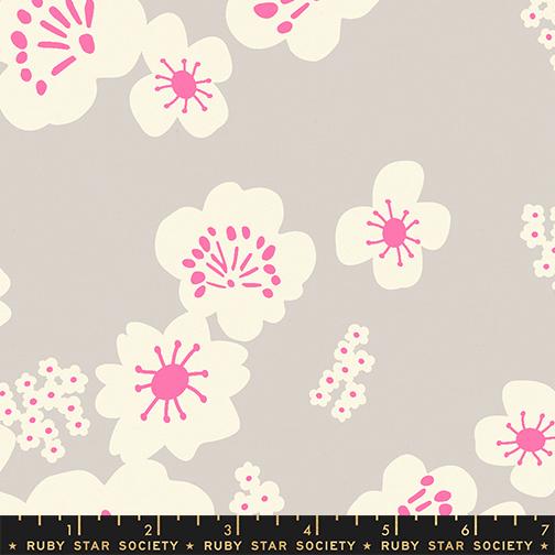 PRE-ORDER - Paper Cuts 2 Hana Print Canvas Sandbox Gray - Rashida Coleman Hale - Ruby Star Society - Ships Jan. 2026