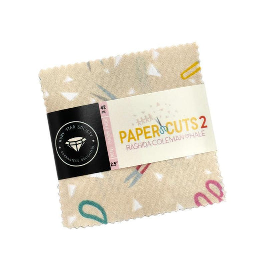 PRE-ORDER - Paper Cuts 2 Pre-cut MINI Charm Pack - Rashida Coleman Hale - Ruby Star Society - Ships Jan. 2026 - RS1107MC