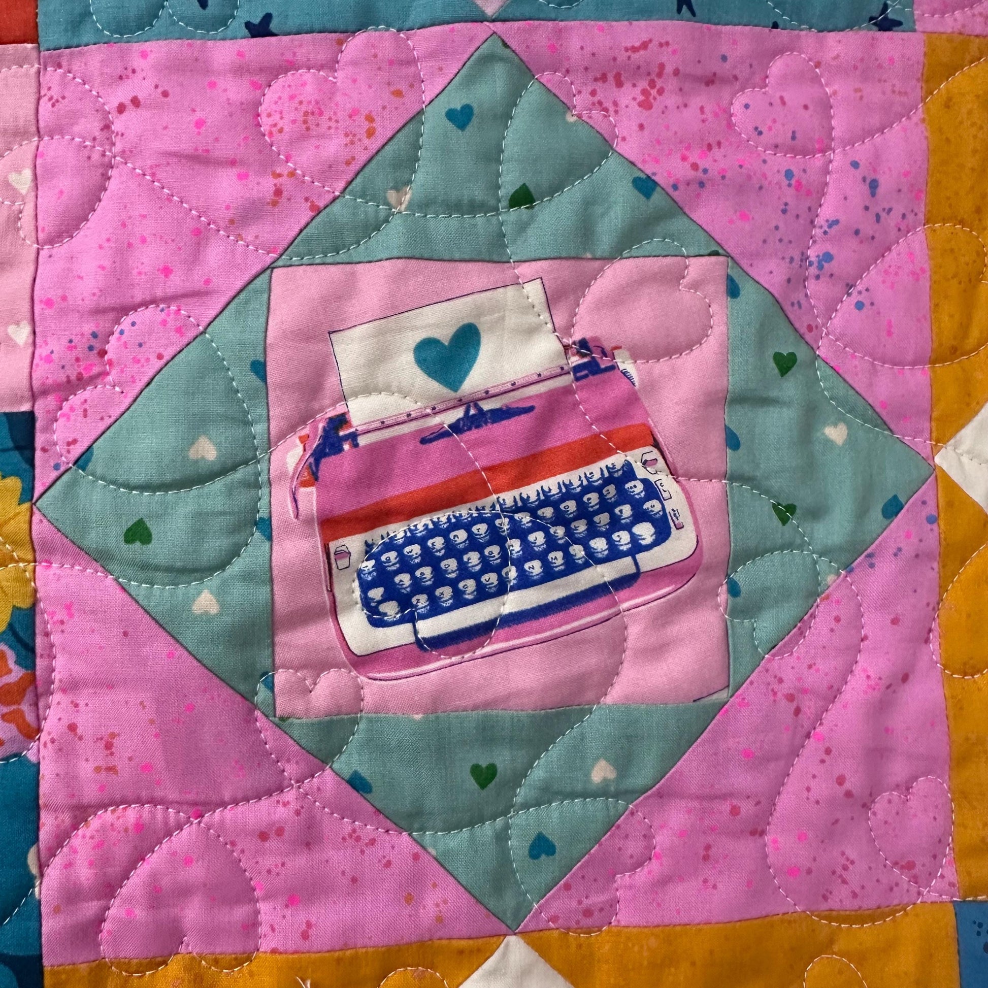 IN STOCK - Best Day Ever Ditsy Hearts Turquoise - Melody Miller - Ruby Star Society - RS0091 20