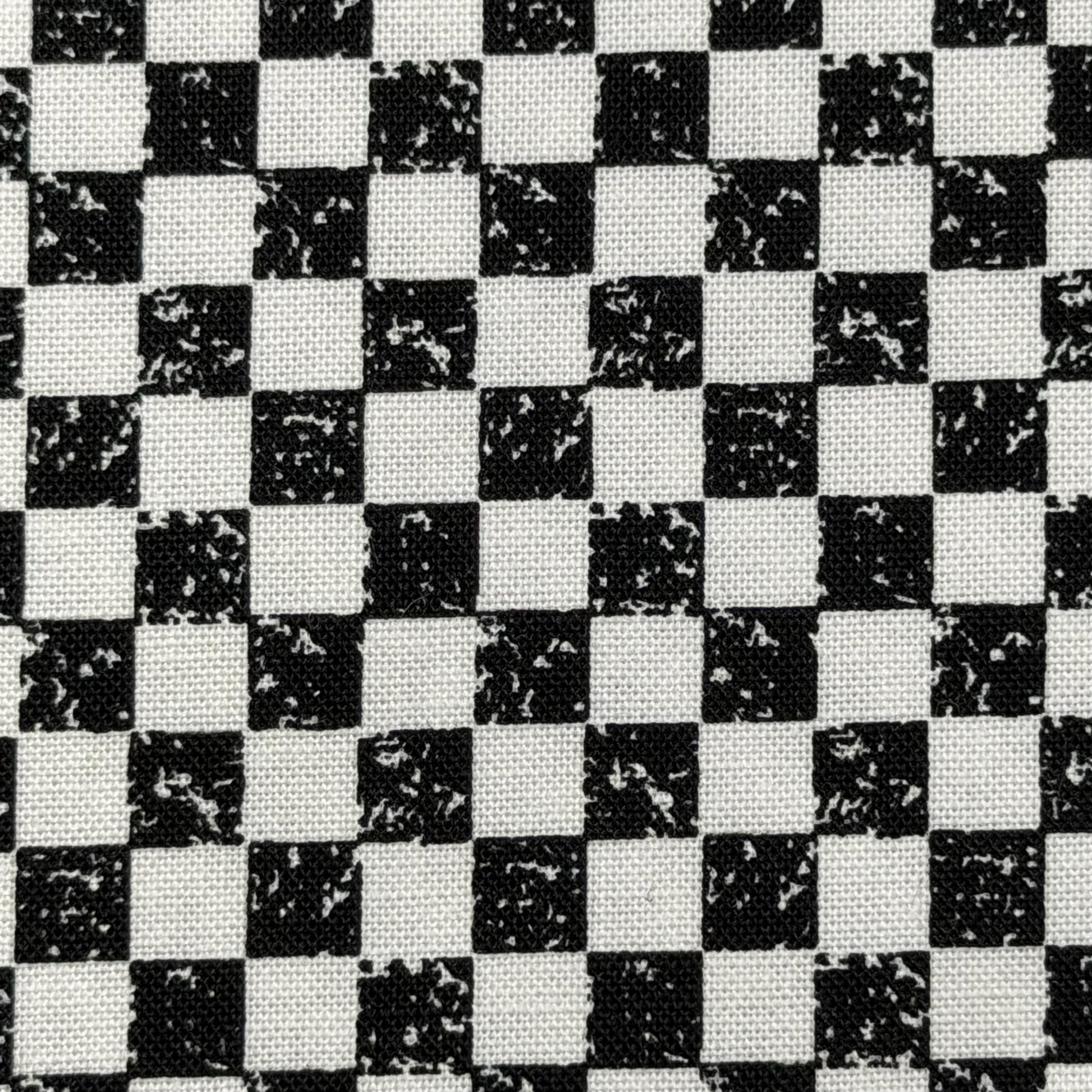 IN STOCK - Check Please Black/White 1/4" Check Print - Riley Blake Designs - C820R-BLACK