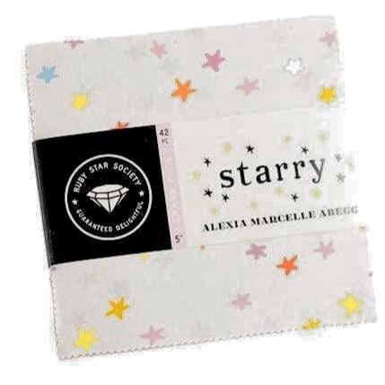 IN STOCK - Starry NEW Colors Charm Pack - Alexia Marcelle Abegg - Ruby Star Society - RS4109PPN