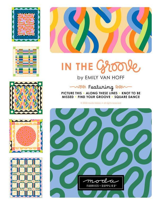 IN STOCK - Groove 20 Page Project Booklet - Emily Van Hoff - Moda Fabrics - PS42370
