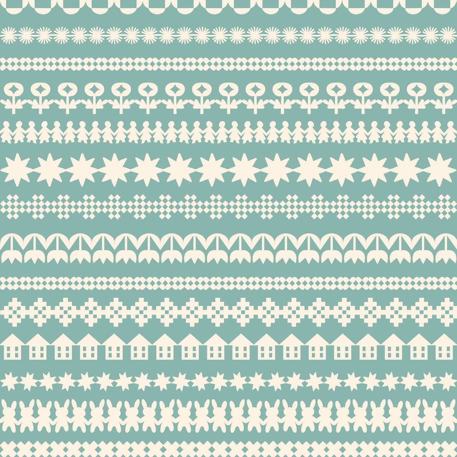 PRE-ORDER - Paper Cuts 2 Paper Cuttings Print Water by Rashida Coleman Hale for Ruby Star Society - Ships LATE Jan. 2026 - RS1109 15