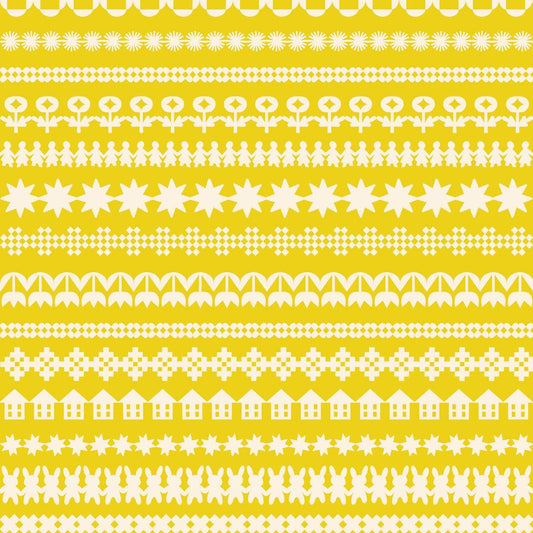 PRE-ORDER - Paper Cuts 2 Paper Cuttings Print Starfruit by Rashida Coleman Hale for Ruby Star Society - Ships LATE Jan. 2026 - RS1109 12