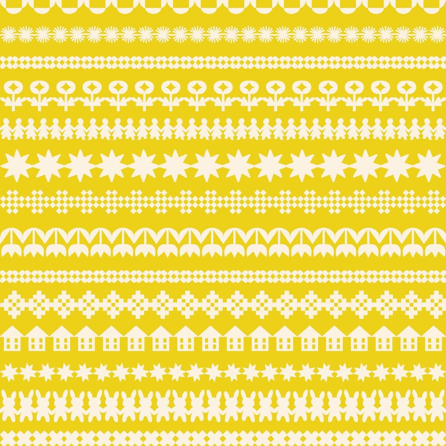 IN STOCK - Paper Cuts 2 Paper Cuttings Print Starfruit by Rashida Coleman Hale for Ruby Star Society - RS1109 12