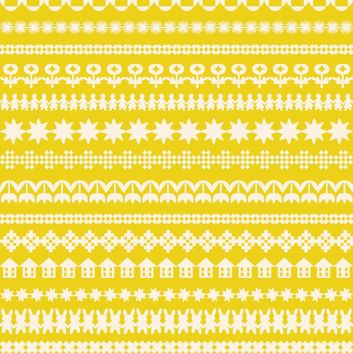 Paper Cuts 2 Paper Cuttings Print Starfruit by Rashida Coleman Hale for Ruby Star Society