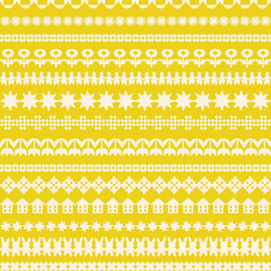 Paper Cuts 2 Paper Cuttings Print Starfruit by Rashida Coleman Hale for Ruby Star Society