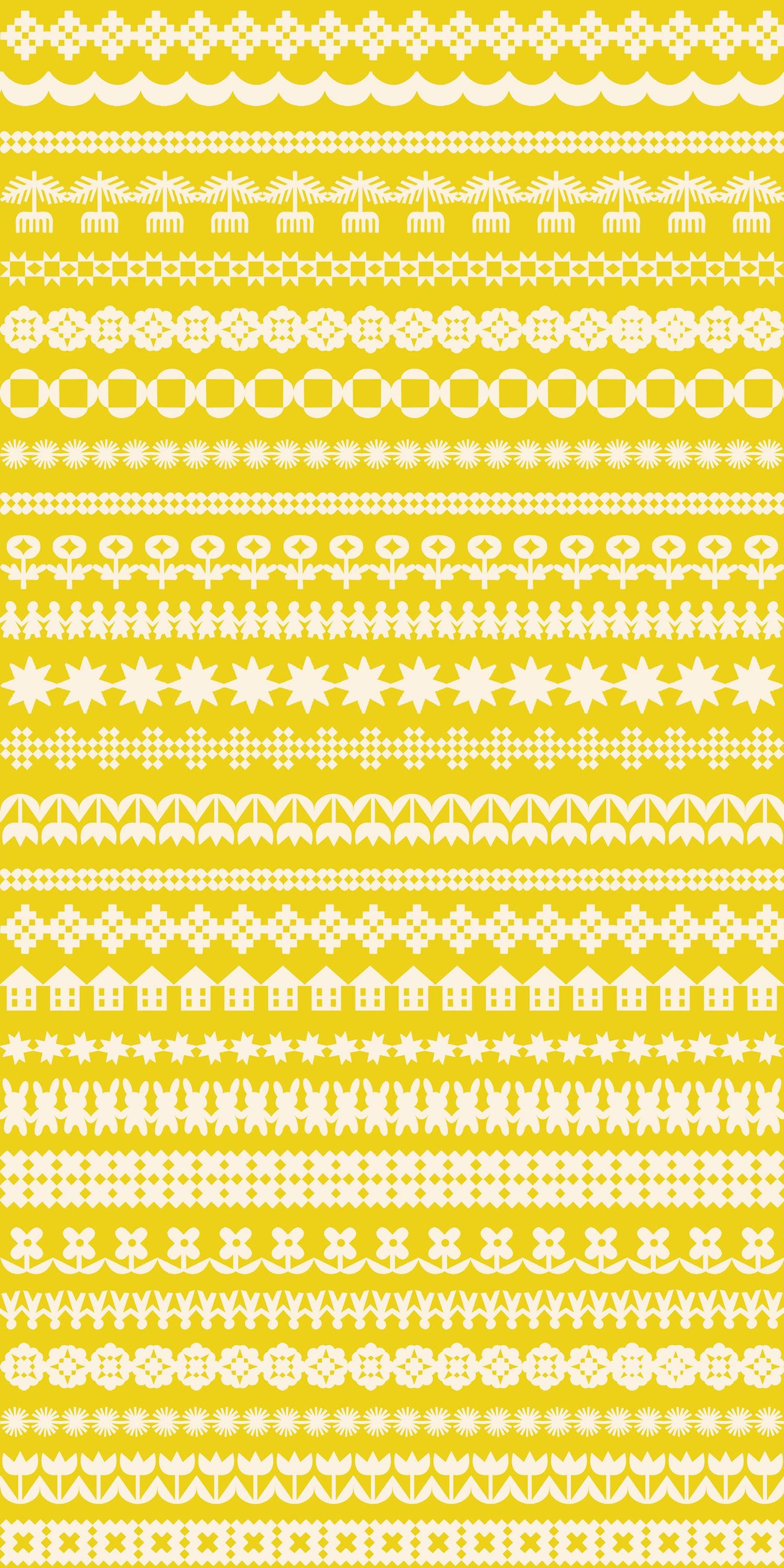 PRE-ORDER - Paper Cuts 2 Paper Cuttings Print Starfruit by Rashida Coleman Hale for Ruby Star Society - Ships LATE Jan. 2026 - RS1109 12